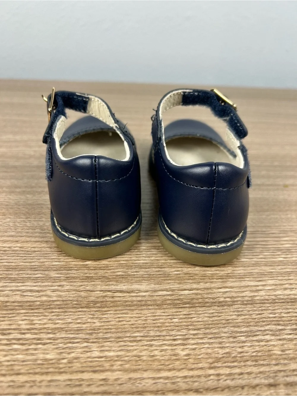 Footmates Allie Navy Dress Shoes 5 Medium church shoes girls casual shoes